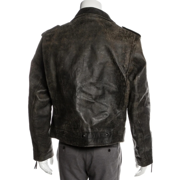 POLO Ralph Lauren Leather Moto Jacket - Picture 3 of 13